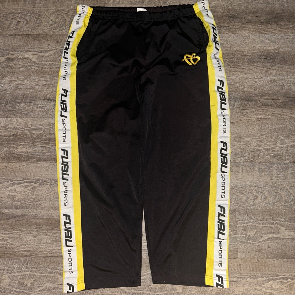 Black And Yellow FUBU Track Suit